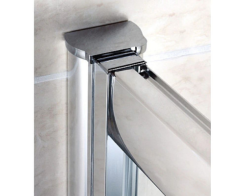 Заказать Шторка для ванны Cezares Pratico 150 см текстурное стекло PRATICO-VF-2-150/140-P-Cr в магазине сантехники Santeh-Crystal.ru