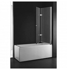 Шторка для ванны Cezares Verona 120 см текстурное стекло VERONA-W-V-21-120-P-Cr-R