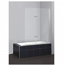 Шторка для ванны BelBagno Sela 120 см текстурное стекло SELA-V-21-120/140-Ch-Cr-R