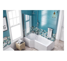 Шторка для ванны 75 см L прозрачное стекло Excellent Be Spot KAEX.2309.750.LE