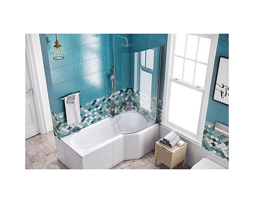 Купить Шторка для ванны 75 см R прозрачное стекло Excellent Be Spot KAEX.2309.750.PR в магазине сантехники Santeh-Crystal.ru