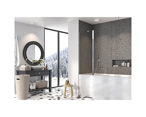 Приобрести Шторка для ванны Radaway Nes PND II 100 L прозрачное в магазине сантехники Santeh-Crystal.ru