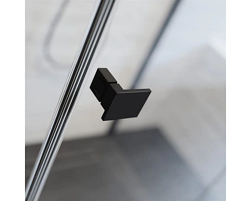 Приобрести Шторка для ванны Radaway Essenza New Black PND II 110 R прозрачное в магазине сантехники Santeh-Crystal.ru