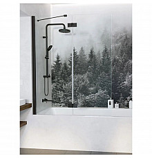 Шторка для ванны Radaway Essenza New Black PND II 120 L прозрачное