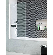 Шторка для ванны Radaway Modo New Black PNJ 80 прозрачное