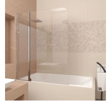 Шторка для ванны 120 см Veconi Palau PL82-120-01-19C2 прозрачное