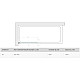 Приобрести Шторка для ванны 76 см Vegas Glass EV 76 08 10 L сатин в магазине сантехники Santeh-Crystal.ru