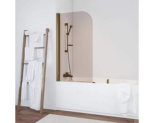 Заказать Шторка для ванны 76 см Vegas Glass EV 76 05 05 бронза в магазине сантехники Santeh-Crystal.ru