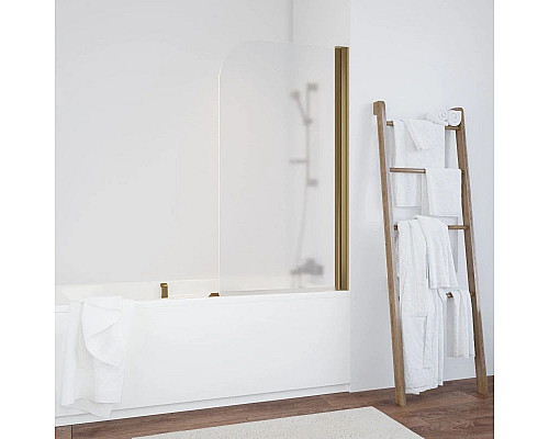 Заказать Шторка для ванны 76 см Vegas Glass EV 76 05 10 R сатин в магазине сантехники Santeh-Crystal.ru