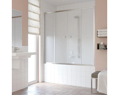 Купить Шторка для ванны 180 см Vegas Glass Z2V 180 08 10 сатин в магазине сантехники Santeh-Crystal.ru