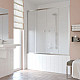 Купить Шторка для ванны 180 см Vegas Glass Z2V 180 08 10 сатин в магазине сантехники Santeh-Crystal.ru