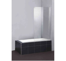 Шторка для ванны 80 см BelBagno Sela SELA-V-1-80/140-P-Cr-R текстурное стекло
