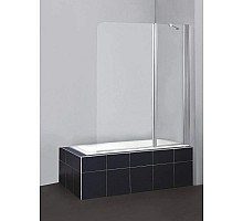 Шторка для ванны 120 см BelBagno Sela SELA-V-11-120/140-P-Cr-R текстурное стекло