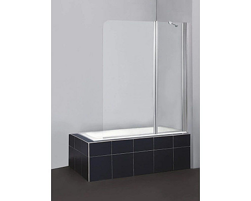 Приобрести Шторка для ванны 120 см BelBagno Sela SELA-V-11-120/140-P-Cr-R текстурное стекло в магазине сантехники Santeh-Crystal.ru