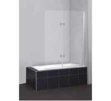 Шторка для ванны 120 см BelBagno Sela SELA-V-21-120/140-P-Cr-R текстурное стекло