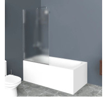 Шторка для ванны 90 см BelBagno UNO-V-1-90/150-P-Cr текстурное стекло