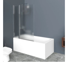 Шторка для ванны 120 см BelBagno UNO-V-11-120/150-P-Cr текстурное стекло