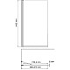 Заказать Шторка для ванны 80 см WasserKRAFT Berkel 48P01-80W Fixed прозрачное в магазине сантехники Santeh-Crystal.ru