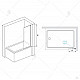 Заказать Шторка для ванны 60 см RGW SC-056-2 Screens 3511056260-11 прозрачное в магазине сантехники Santeh-Crystal.ru