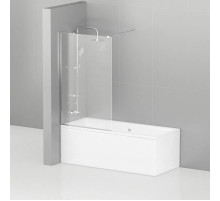 Шторка для ванны 80 см Cezares LIBERTA-V-1-80/155-C-Cr прозрачное