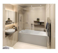 Шторка для ванны 80 см Good Door Screen R-HT-80-C-CH прозрачное