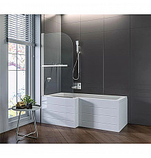 Шторка для ванны 80 см Good Door Screen H-HT-80-C-CH прозрачное