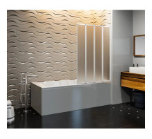 Шторка для ванны 100 см Good Door Screen GR4-100-G-WE прозрачное