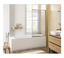 Шторка для ванны 80 см Good Door Screen SLR-80-C-CH прозрачное