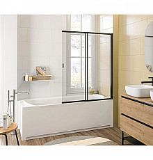 Шторка для ванны 100 см Good Door Screen SL-100-C-В прозрачное