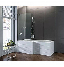 Шторка для ванны 90 см Good Door Screen BS-90-C-В прозрачное