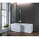 Купить Шторка для ванны 90 см Good Door Screen BS-90-C-В прозрачное в магазине сантехники Santeh-Crystal.ru