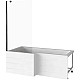 Купить Шторка для ванны 90 см Good Door Screen BS-90-C-В прозрачное в магазине сантехники Santeh-Crystal.ru