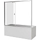 Приобрести Шторка для ванны 160 см Good Door Screen WTW-160-C-CH прозрачное в магазине сантехники Santeh-Crystal.ru