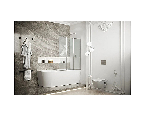 Santeh-Crystal.ru: Шторка для ванны 119 см Ambassador Bath Screens 16041114 прозрачное Купить Шторка для ванны 119 см Ambassador Bath Screens 16041114 прозрачное в магазине сантехники Santeh-Crystal.ru