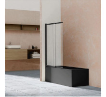 Шторка для ванны 99 см Vincea VSB-1E100CLB прозрачное