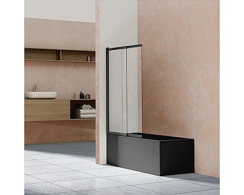 Заказать Шторка для ванны 99 см Vincea VSB-1E100CLB прозрачное в магазине сантехники Santeh-Crystal.ru