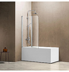 Шторка для ванны 114 см Vincea VSB-12114CL прозрачное