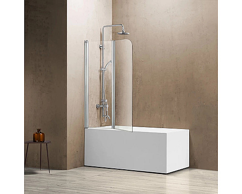 Шторка для ванны 114 см Vincea VSB-12114CL прозрачное