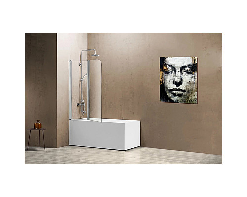 Шторка для ванны 114 см Vincea VSB-12114CL прозрачное