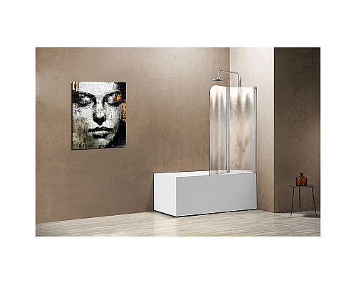 Шторка для ванны 114 см Vincea VSB-12114CH-R шиншилла Шторка для ванны 114 см Vincea VSB-12114CH-R шиншилла