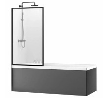 Шторка для ванны 70 см Rea Lagos Fix REA-K7689 прозрачное