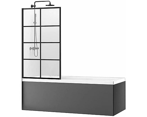 Заказать Шторка для ванны 80 см Rea Lagos-1 REA-K4570 прозрачное в магазине сантехники Santeh-Crystal.ru