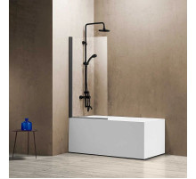 Шторка для ванны 80 см Vincea VSB-11800CLGM прозрачное