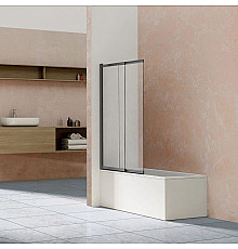 Шторка для ванны 99 см Vincea VSB-1E100CLGM прозрачное