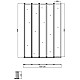 Шторка для ванны 120 см Vincea VSB-32120CL прозрачное
