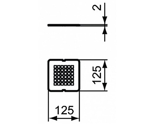 Заказать Декоративная решетка Ideal Standard Ultra Flat S KV169FR в магазине сантехники Santeh-Crystal.ru