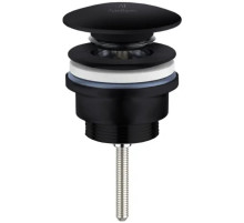 Донный клапан для раковины AltroBagno Beni aggiuntivi AltroBagnoPU070215UNe универсальный, черный матовый