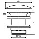 Приобрести Донный клапан Ideal Standard J3291AA в магазине сантехники Santeh-Crystal.ru