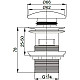 Заказать Донный клапан Cezares CZR-SAT7-Bi в магазине сантехники Santeh-Crystal.ru