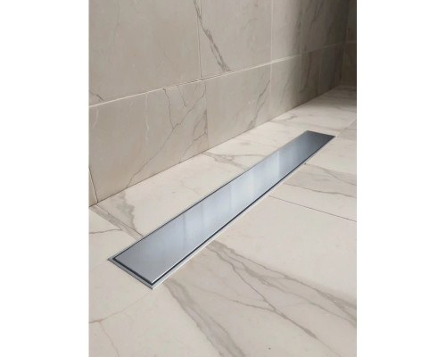 Душевой трап (лоток) AltroBagno Beni aggiuntivi AltroBagnoFD071213Cr 80 см, с решеткой, 2 в 1 под плитку, нержавеющая сталь